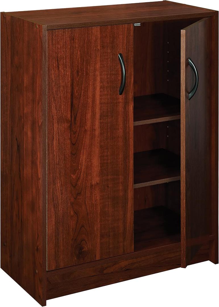 ClosetMaid 1307 Stackable 2-Door Organizer, Dark Cherry