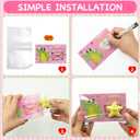 28 Packs Valentine Mochi Squishy Toys with Cards Animal Squishies for Kids Valentines Day Gift Exchange Boys and Girls Classroom Prizes Valentine Party Favors Supplies