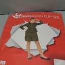 fun shack WW2 Army Girl Costume for Kids, Army Girls Halloween Outfit, Military Dress Up for Girls, Large