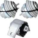 3Pcs Transmission Mount & Engine Motor Mounts Kit for Jaguar XF X250 3.0L 2009-2015, for Jaguar XJ X351 5.0L 2010 2011 2012 20 13 2014 2015 2016 2017 2018, Replaces C2D16622 C2D38505 C2P17845