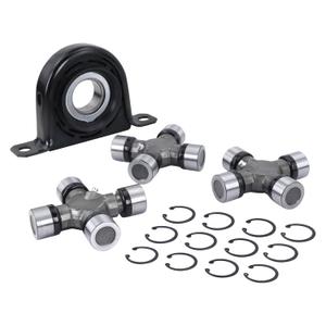 Rear Drivershaft Carrier Bearing & U-Joint Kit Fit for 1999-2010 Ford F-250 F-350 Super Duty 4WD RWD Replaces # HB210866-1X 210866-1X 5-160X