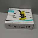 Kids Microscope,40-1600x Microscope Kit for Kids Beginners Children,STEM Kit,Prepared Slides,LED Light and Configured Various Operating Tools- Science Experiment Toy for Kids Ages 6-12