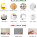 ROFARSO 49.2'' x 30.7'' 3D Blue Flowers Butterflies Wall Stickers Vinyl Removable Large Wall Decals Art Decorations Decor for Bedroom Living Room Office Study Room Murals