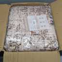 Rugflix 8x10 Washable Area Rugs, Neutral Boho Carpet Living Room Rug Non Slip Stain Resistant, Large Area Rug for Indoor Bedroom Dining Room Office, Brown