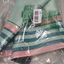 Green Stripe Mahjong Mat 31.5x31.5 Inch