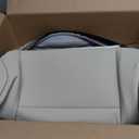 GXARTS Front Driver or Passenger Side Bottom Replacement Seat Cover Microfiber Leather Beige Light Tan Compatible with Mercedes-Benz CLA250 CLA 250 2014 2015