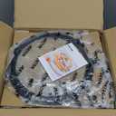 JEETEE Pots and Pans Set Non Stick 17pcs, Kitchen Cookware Sets with Detachable Handle, Induction Nonstick Cookware Set with Removable Handle, Stackable RV Cookware, Oven Safe, PFAS/PFOA Free, Black