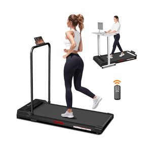 Walking Pad Treadmill for Office Home, 3.0HP Quiet Folding Treadmills with 300 LBS Weight Capacity, Walking Pad with Handle Bar, Portable Under Desk Treadmill with Remote Control