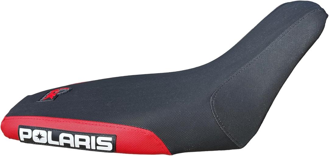 Seat Cover - Compatible Fit for 2003-2007 Polaris Predator 90 (RED Sides/Black TOP)