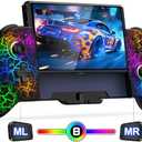 Gammeefy Switch Controller for Nintendo Switch/Switch OLED, (No Drift, No Deadzone) Hall Effect Joystick Wireless Switch Joypad With 9 Lights Color, One-Piece Switch Remote with Turbo Programming, Game Boy Color