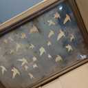 Vintage Gold Framed Wall Art Flying Bird Pictures Wall Decor 16x24 Inch