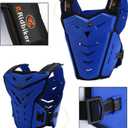 Motorcycle Body Armor Vest Dirt Bike Gear, Chest Protector Motocross Gear Motorcycle Chest Back Protector for Men Mountain Bike Protective Gear MTB Racing Off-Road