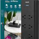 Phillips Surge Protector 5 Outlet 2 USB M