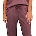 JiniGolla Womens Pajama Sets Waffle Knit Short Sleeve Shirt with Long Pajama Pants Soft Sleepwear Pj Lounge Sets, XXL