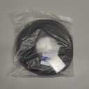 Black Rubber Weather Stripping Door Seal Strip, D Shape Door Weather Seal Strip, Self-Adhesive Soundproofing Frame Insulation Tape for Doors Frame/Window Seal,Blocks Cold Drafts Noise