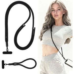 2 Pack Phone Lanyard Adjustable Crossbody Phone Strap and Phone Wrist Strap