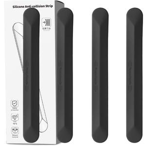 muekzu Silicone Car Door Edge Guard Trim Molding Crash Scratch Protector Scratch Guard for Car, Sedans,Truck,SUV 4PCS (Black)