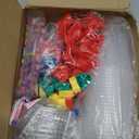 CAMIRUS 24 Pack Kids Stationery Set Classroom Rewards Party Favors Gift with Cups Pencils Erasers Stampers Stickers Greeting Cards, School Gift Exchange for Boys Girls