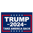 WENWELL Large Trump 2024 Yard Signs 18x24 Inchs with H-Stakes – Double-Sided,Waterproof,UV Resistant,Blue,Outdoor Lawn Decoration(Pack Of 2)