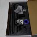 Outdoor Shower System, Matte Black Single Handle Outdoor Shower Faucet with High Pressure Shower Head and Valve for yard(Garden Hose Adapters Included) Matte Black