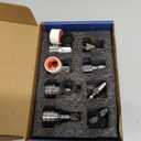 3/8" Pressure Washer Quick Connect Kit, Female and Male Swivel Fitting, Stainless Steel Adapter Set 3/8 Quick Connect Fittings Coupler (8 Pcs)