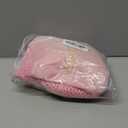 Baby Bath Seat Mat Infant Bathing Support Mat with Five Safety Support Corner Adjustable Antiskid Bath Net Cushion Baby Shower Net Pad Comfortable Baby Bathtub Sling (Pink)