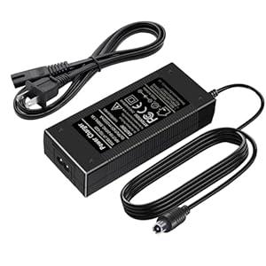 FRISATPOW 42V 2A Segway Ninebot Charger for 36V Li-ion Battery Compatible with Bird, Lime, Lime-S, Skip, Spin, Ninebot G30LP E22 E25 E45 ES1 ES2 AirT15 M365 Charger