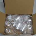 Qagea Wheel Axle Spacer Kit 13 Pcs, I.D.3/4" - O.D.1-1/8", Compatible With Harley Motorcycles, Custom Bobbers Choppers (Chrome, CNC Aluminum)