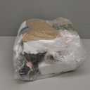 PoKat 20.25" Retro Farmhouse Table Lamp Set of 2 - Living Room & Bedroom Rustic Linen Bedside Nightstand Lamps for Kids, Study, Office - Resin, Suitable for Small Places (Dark Wood Resin)