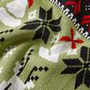 PATPAT Christmas Sweater Family Set Long Sleeve Knit Sweater Holiday Xmas Knitted Pullover (M)