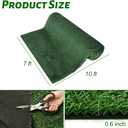 7FT x 10FT Artificial Grass Turf, 0.6" Pile Height Fake Grass Carpet
