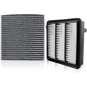 GoaMotors Engine Air Filter and Cabin Air Filter Replacement Compatible with Honda Civic 1.5L 2022-2024, Replace 17220-64A-A00, 80291-TF3-E01