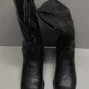 IXU Cowboy Boots For Women Wide Calf Pointy Toe Cowgirl Boots Mid Calf Western Boots, Size 10