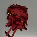 Curvier 25 Pcs Vintage Velvet Christmas Tree Bows Pre-Tied Ribbon Bows for Door Garland Decor, Gift, Staircase,5x7 Inch,3/8" Wide Burgundy