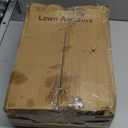 seasky Lawn Aerator Spike Metal Manual Dethatching Lawn Aerator Tool with 15 Iron Spikes Spring-Loaded Design Grass Aerator Tools for Yard, Patio, Garden Tool (15 Nails)