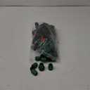 40 Pcs 1/2" Tubing Irrigation Fittings Kit 1/2 ID x 0.6-0.63 OD 16 mm Drip Irrigation Barbed Connectors Include 6 Switch Valves 18 Barbed Tee 8 Ends 4 Adapters 4 Elbows (Black and Green)