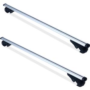 MAXXHAUL 52" Aluminum Roof Rack Cross Bars (150 lb Capacity) – Locking Anti-Theft System – Fits Raised Side Rails Only (35–55mm Diameter, ≥1.3cm Gap) – Easy Clamp-On Installation – Model 50220