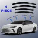 Rain Guards Window Visors Set Compatible with 2024 2025 Toyota Camry Sedan Out-Channel Vent Shades Vent Deflectors Rain Visors 4pcs
