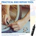 3 x Frienda Valve Core Remover Tool Kit Bicycle Valve Core Tightening Tool and 10 Pieces Cores Brass for Bike Bicycle Tire Application