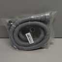 6.5FT Washing Machine Drain Hose, Universal Dishwasher Hose Extension Kit with 1 U-Bend Holder, 1 Extension Adapter and 4 Hose Clamps