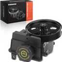 A-Premium Power Steering Pump, with Pulley & Reservoir, Compatible with Ford Focus 2006-2011, Transit Connect 2010-2011, 2.0L 2.3L 2.5L Gas, Replace # 6S4Z3A674A