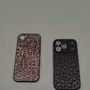 2 Pack for iPhone 17 Pro max 6.9'' Cheetah Print Cases, Cute Luxury Leopard Print Pattern Design Cases for Women Men Girls, Fashion Retro Shockproof Anti Scratch Protection Silicone Soft TPU Cover