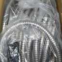 Garden Hose Metal 50FT, Stainless Steel Heavy Duty Water Hose With 10 Function Nozzle, No-Kink, Tough & Flexible, Sturdy and Lightweight, Rust Proof hose for Yard, Outdoor, RV