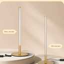 EDISHINE Upgraded LED Table Lamp Set of 2, Stepless Dimmable Bedside Lamps with Metal Finish & 3 Color Temperature, 6W Modern Desk Lamps, Gold Nightstand Lamp for Bedroom, Living Room, Corner, Gift