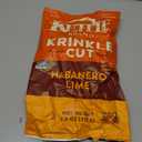Kettle Brand Potato Chips, Krinkle Cut, Habanero Lime Kettle Chips, 7.5 Oz (EXP 08/08/26)