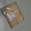 Truform 15-20 mmHg Compression Stockings for Men and Women, Thigh High Length, Dot Top, Open Toe,  Beige, Large (1 Pair)