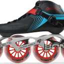 Bont GT4 Inline Speed Skates, Carbon Composite Racing Boots, 6061 T6 Aluminum Frame, Elemental 85A Wheels 110mm, ABEC5 Bearings (Size 7 (110mm))