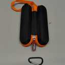 FBLFOBELI EVA Hard Carrying Case Compatible with The Breather Fit Hand-Held Inspiratory Expiratory Muscle Trainer (Orange, Case Only)
