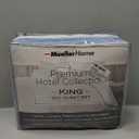 Mueller Ultratemp King Size Sheets Set, Super Soft 1800, 6 Piece, Deep Pocket up to 16" Cooling Sheets King Size, Transfers Heat, Breathes Better, Hypoallergenic, Wrinkle, Denim