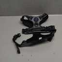 PHOEPET No Pull Dog Harness Medium Reflective Front Clip Vest with Handle,Adjustable 2 Metal Rings 3 Buckles,[Easy to Put on & Take Off](M, Black)